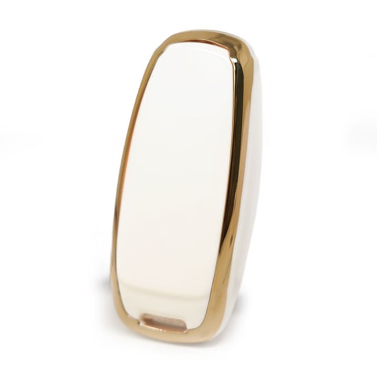 New-Aftermarket-Nano--High-Quality-Remote-Key-Cover-For-Audi-Remote-Key-3-Buttons-White-Color---Emirates-Keys