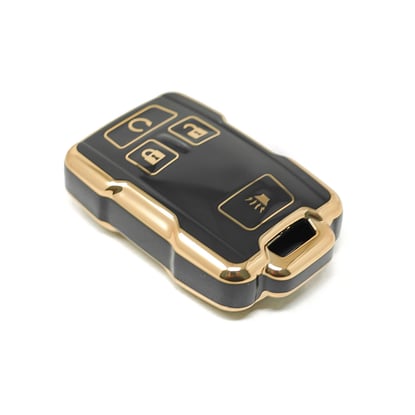New-Aftermarket-Nano-High-Quality-Smart-Key-Cover-For-GMC-Remote-Key-3+1-Buttons-Black-Color---Emirates-Keys