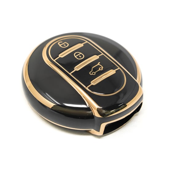 New-Aftermarket-Nano-High-Quality-Cover-For-Mini-Cooper-Remote-Key-3-Buttons-Black-Color---Emirates-Keys