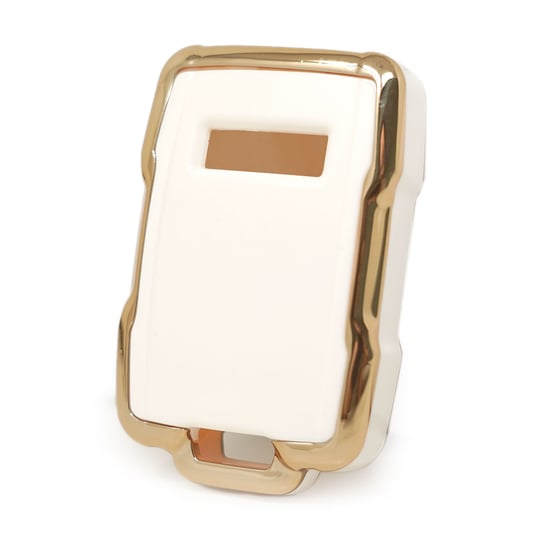 New-Aftermarket-Nano-High-Quality-Smart-Key-Cover-For-GMC-Remote-Key-3+1-Buttons-White-Color---Emirates-Keys