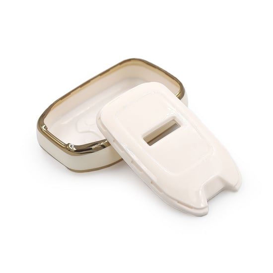 New-Aftermarket-Nano-High-Quality-Smart-Key-Cover-For-GMC-Remote-Key-5+1-Buttons-White-Color---Emirates-Keys