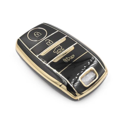 New-Aftermarket-Nano-High-Quality-Cover-For-Kia-Smart-Remote-Key-4-Buttons-Black-Color-D11J4A---Emirates-Keys