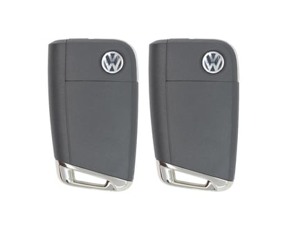 VW-MQB-BG-New-Type-2x-Flip-Remote-Key-3-Buttons-433MHz-With-Lock-Set--