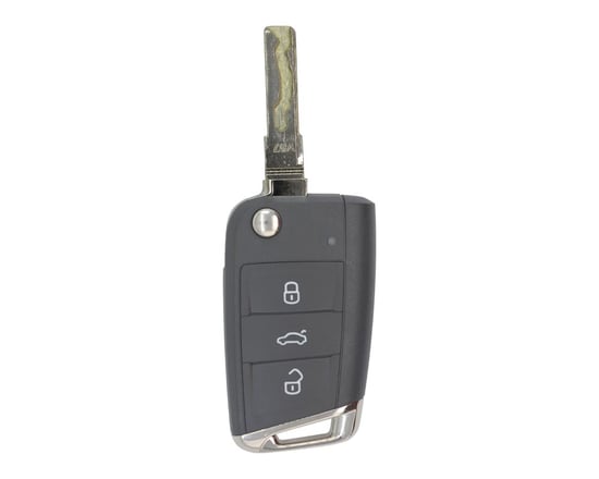 Picture of Volkswagen MQB BG New Type Genuine 2x Flip Remote Key 3 Buttons 433MHz With Lock Set