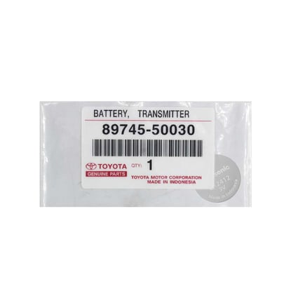 New-Toyota-Smart-Key-Card-Genuine---OEM-Panasonic-CR2412-Battery-OEM-Part-Number:-89745-50030---Emirates-Keys