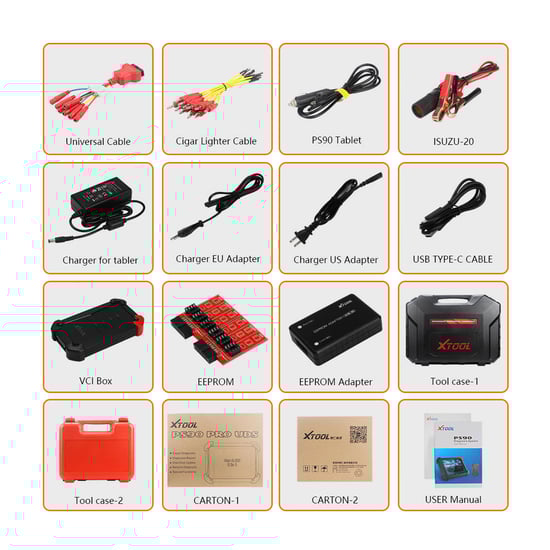 Picture of Xtool PS90 Pro Master Smart Diagnostic Tool Device