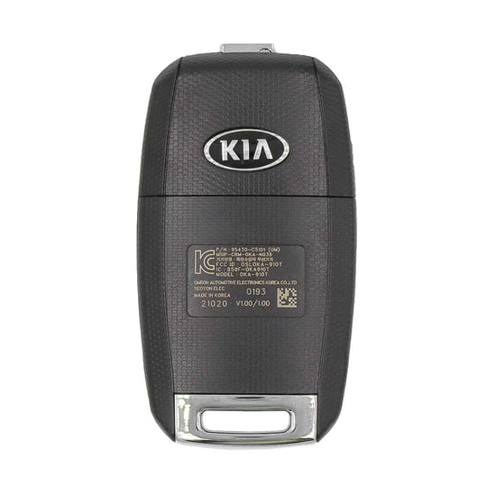 New-KIA-Sorento-2016-Genuine-OEM-Flip-Remote-Key-4-Buttons-433MHz-Manufacturer-Part-Number:-95430-C5101,-Panic:-No-FCC-ID:-OSLOKA-910T---Emirates-Keys