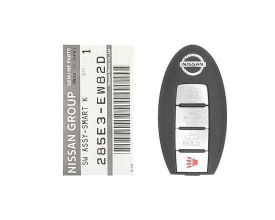 Brand-NEW-Nissan-Maxima-Sentra-2007-2012-Genuine-OEM-Smart-Key-Remote-4-Buttons-315MHz-Manufacturer-Part-Number:-285E3-EW82D-285E3EW82D---FCCID:-CWTWBU735
