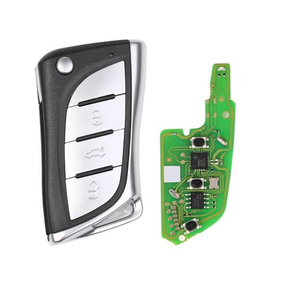 New-Xhorse-Wireless--Universal-Flip-Remote-Key-3-Button-Lexus-Style-for-VVDI-Key-Tool-XKLEX0EN---Emirates-Keys