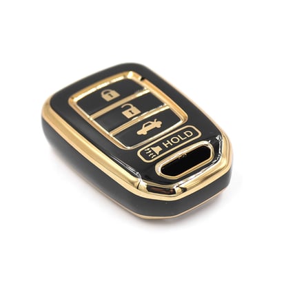 New-Aftermarket-Nano-High-Quality-Cover-For-Honda-CR-V-Remote-Key-3+1-Buttons-Black-Color---Emirates-Keys
