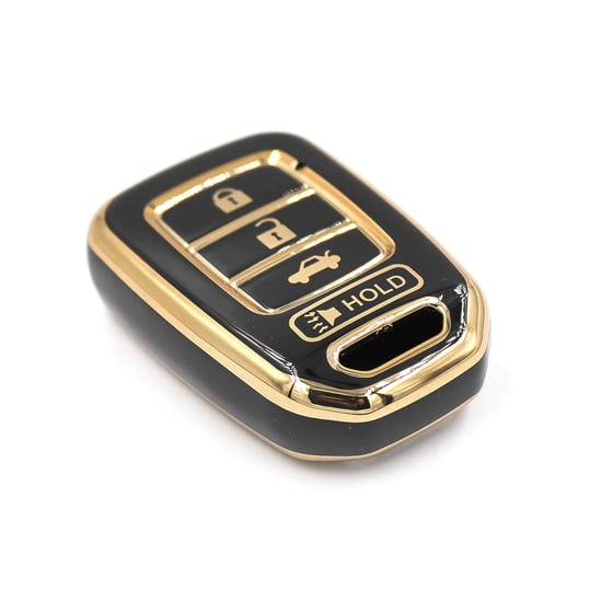 New-Aftermarket-Nano-High-Quality-Cover-For-Honda-CR-V-Remote-Key-3+1-Buttons-Black-Color---Emirates-Keys
