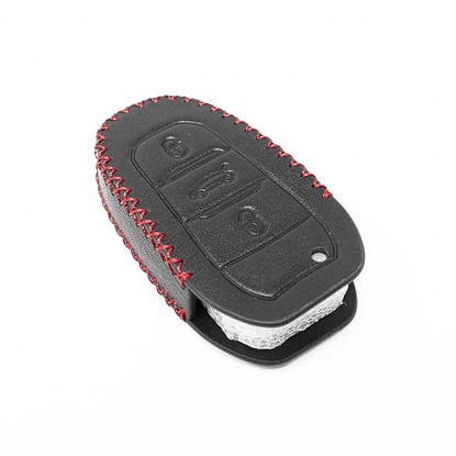 New-Aftermarket-Leather-Case-For-Peugeot-Citroen-Remote-Key-3-Buttons-High-Quality-Best-Price---Emirates-Keys