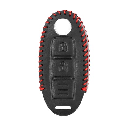 New-Aftermarket-Leather-Case-For-Nissan-Smart-Remote-Key-2-Buttons-High-Quality-Best-Price---Emirates-Keys