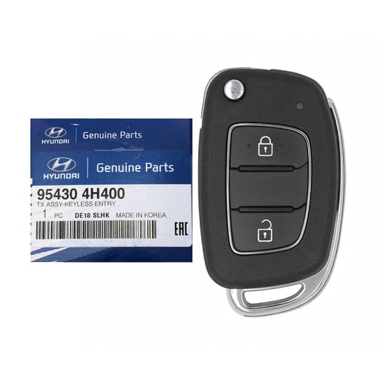 Brand-New-Hyundai-H1-2016-2020-Genuine-Flip-Remote-Key-2-Buttons-433MHz-95430-4H400-95430-4H300,-FCCID:-OKA-420T---Emirates-Keys