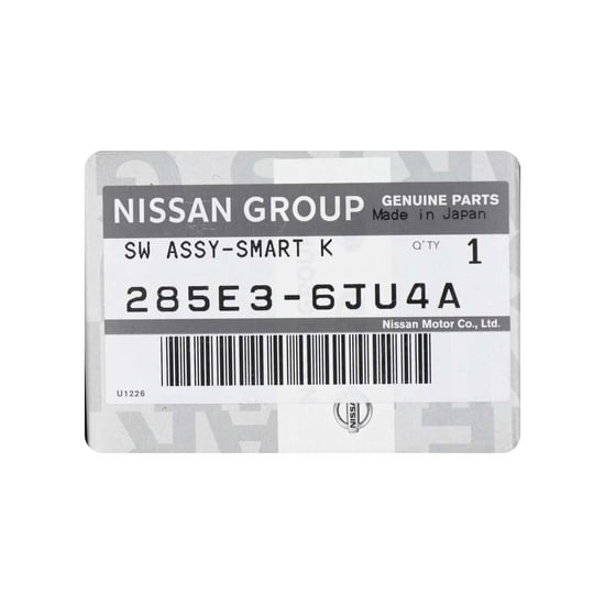 New-Nissan-Armada-2023-2024-Genuine---OEM-Smart-Remote-Key-3+1-Buttons-433MHz-OEM-Part-Number:-285E3-6JU4A---FCC-ID:-CWTWB1U787---Emirates-Keys
