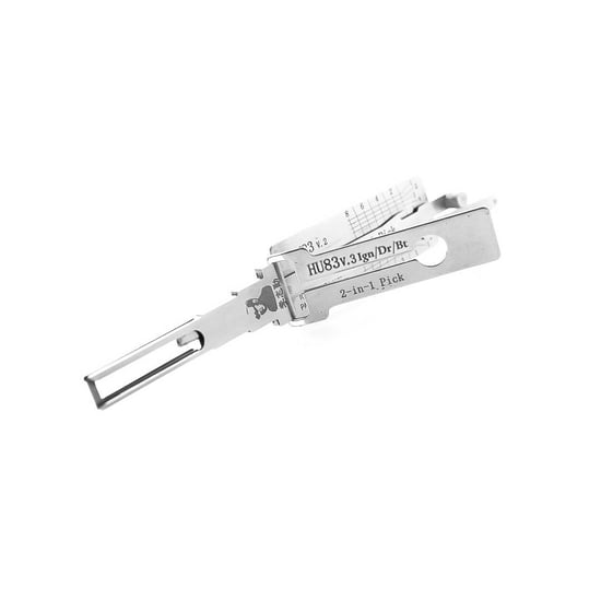 New-Original-Lishi-2-in-1-Pick-Decoder-Tool-HU83-AG-PEOGEOT-WITH-GROVE-KEYWAY-Anti-Glare-Type---Emirates-Keys