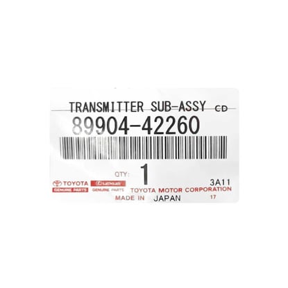 Toyota-Rav4-2014-2018-Genuine---OEM-Smart-Remote-Key-2-Buttons-433MHz-OEM-Part-Number:-89904-42260---89904-42310-FCC-ID:-BA1EK---Emirates-Keys