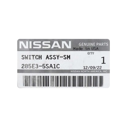 New-Nissan-Leaf-2023-Genuine---OEM-Smart-Remote-Key-3+1-Buttons-433MHz-OEM-Part-Number:-285E3-5SA1C---FCC-ID:-CWTWB1G0168---Emirates-Keys
