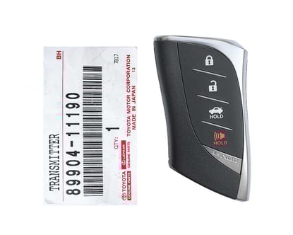 Lexus-LS500-2018-Genuine-OEM-Smart-Key-Remote-4-Buttons-315MHz-Manufacturer-Part-Number:-89904-11190-,--89904-53E70-,-89904-53E70---Emirates-Keys