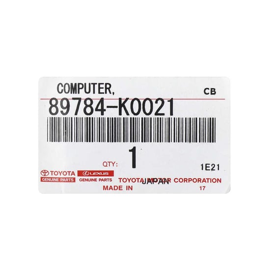 New-Toyota-Land-Cruiser-2022-Genuine---OEM-Anti-Theft-Immobilizer-Control-Module-ECU-Unit-OEM-Part-Number:-89784-K0021---Emirates-Keys