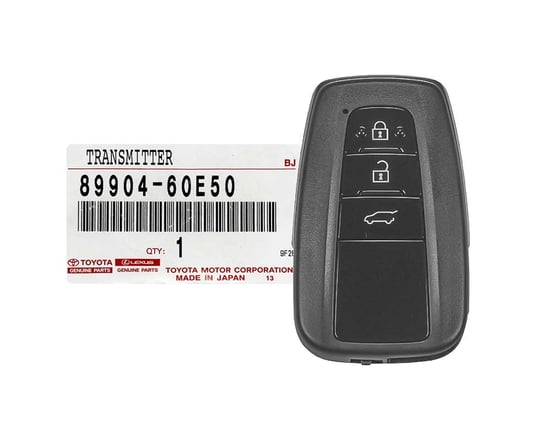 New-Toyota-Land-Cruiser-Prado-2018-2019-Genuine-OEM-Smart-Remote-Key-3-Buttons-312MHz-Manufacturer-Part-Number:-89904-60E50-8990460E50---FCCID:-14FAK.