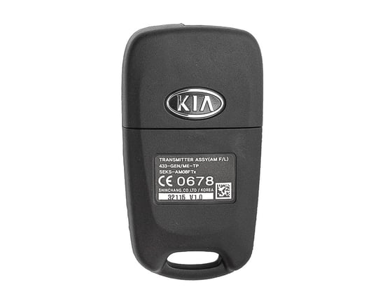 NEW-KIA-Soul-2011-2013-Genuine-OEM-Flip-Remote-Key-3-Buttons-433MHz-46-Transponder-95430-2K331-95430-2K330,-FCCID:-SEKS-AM08FTX---Emirates-Keys