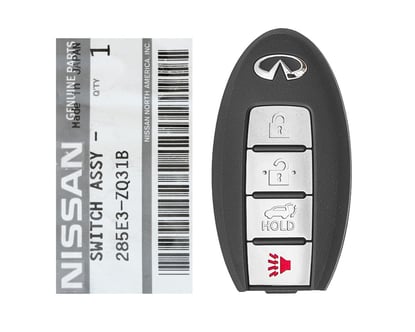 Brand-New-Infiniti-QX56-2008-2010-Genuine-OEM-Smart-Key-Remote-4-Buttons-315MHZ-285E3-ZQ31B-without-Transponder---FCCID:-CWTWBU624-OEM-Box---Emirates-Keys