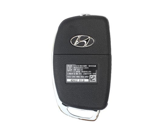 New-Hyundai-Santa-Fe-2013-2015-Genuine-OEM-Flip-Remote-Key-4-Buttons-433MHz-95430-2W100-954302W100---FCCID:-RKE-4F04---MK3