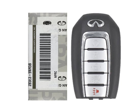 Brand-New-Infiniti-QX60-2019-2021-Genuine-OEM-Smart-Remote-Key-5-Buttons-433MHz-285E3-9NR5A-285E3-9NR5B---FCCID:-KR5TXN7-OEM-Box----Emirates-Keys