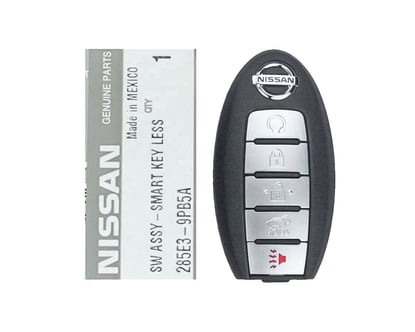 New-Nissan-Pathfinder-2013-2015-Genuine-OEM-Smart-Key-Remote-5-Buttons-433MHz-285E3-9PB5A---285E3-9PA5A---285E3-3KL7A,----FCCID:-KR5S180144014
