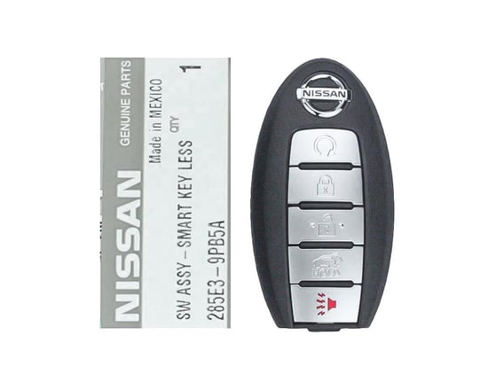 New-Nissan-Pathfinder-2013-2015-Genuine-OEM-Smart-Key-Remote-5-Buttons-433MHz-285E3-9PB5A---285E3-9PA5A---285E3-3KL7A,----FCCID:-KR5S180144014