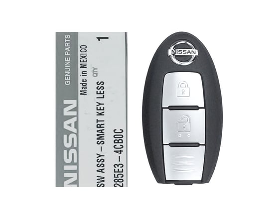 New-Nissan-X-Trail-2015-Genuine-OEM-Smart-Remote-Key-2-Buttons-433MHz-285E3-4CB0C-285E34CB0C,-285E3-4CB0A-285E34CB0A---FCCID:-S180144202---Emirates-Keys