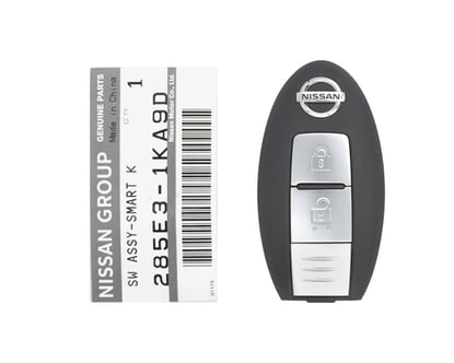 New-Nissan-Note-Micra-Leaf-Juke-Micra-2010-2017-Genuine-OEM-Smart-Key-2-Buttons-433MHz-Manufacturer-Part-Number:-285E3-1KA0D---285E3-1KA9D---Emirates-Keys