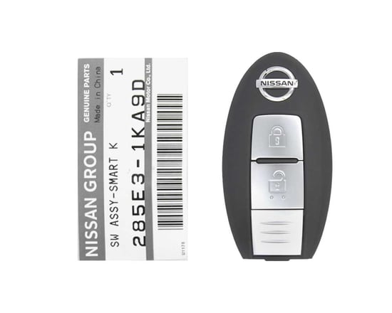 New-Nissan-Note-Micra-Leaf-Juke-Micra-2010-2017-Genuine-OEM-Smart-Key-2-Buttons-433MHz-Manufacturer-Part-Number:-285E3-1KA0D---285E3-1KA9D---Emirates-Keys