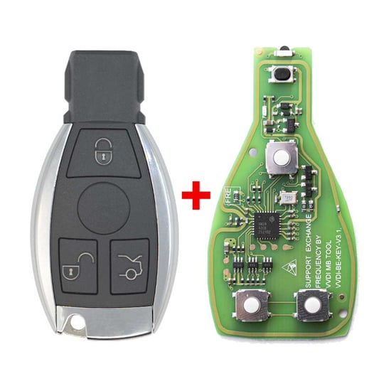 Xhorse-VVDI-MB-BGA-Tool-Device-for-Mercedes-Benz-Key-+-5PCS-Mercedes-BGA-Chrome-Remote-Key-3-Buttons-Free-Shipping---Emirates-Keys