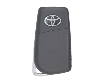 Used-Toyota-Corolla-2018-Genuine-OEM-Flip-Remote-Key-4-Buttons-433MHz-OEM-Part-Number:-89070-02F80-High-Quality-Best-Price---Emirates-Keys