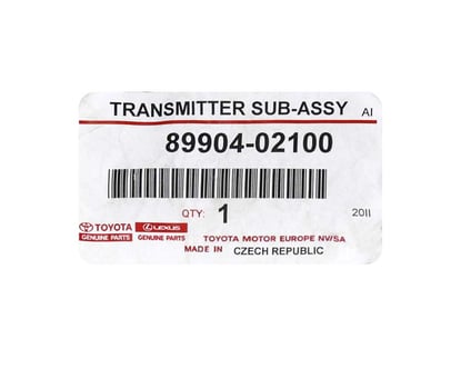 NEW-Toyota-Corolla-2018-Genuine-OEM-Smart-Remote-Key-3-Buttons-433MHz-89904-02100-8990402100---FCCID-:-BT2EW---Emirates-Keys