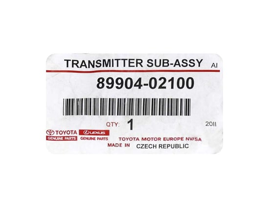 NEW-Toyota-Corolla-2018-Genuine-OEM-Smart-Remote-Key-3-Buttons-433MHz-89904-02100-8990402100---FCCID-:-BT2EW---Emirates-Keys