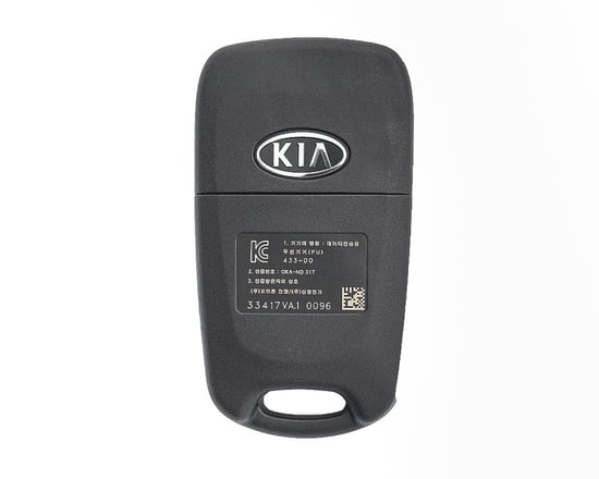 Brand-NEW-KIA-Bongo-2014-2015-Genuine-OEM-Flip-Remote-Key-3-Buttons-433MHz-Without-chip-Manufacturer-Part-Number:-95431-4E000---Emirates-Keys