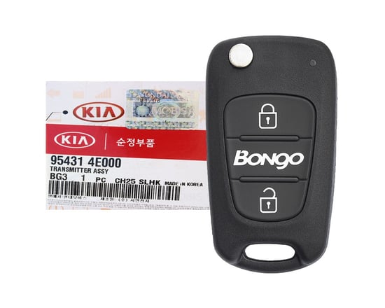 Brand-NEW-KIA-Bongo-2014-2015-Genuine-OEM-Flip-Remote-Key-3-Buttons-433MHz-Without-chip-Manufacturer-Part-Number:-95431-4E000---Emirates-Keys