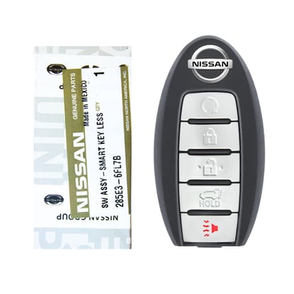 Brand-NEW-Nissan-Rogue-2017-2018-Genuine-OEM-Smart-Key-Remote-5-Buttons-433MHz-285E3-6FL7B,-285E3-6FL7A---FCCID:-KR5S180144106