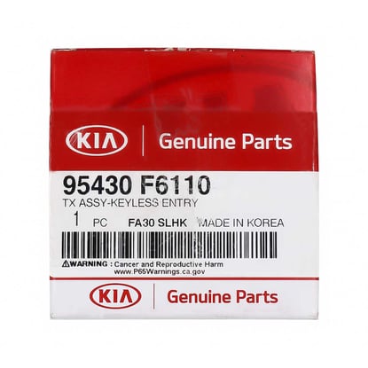 New-KIA-Cadenza-2020-Genuine-OEM-Flip-Remote-Key-3-Buttons-433MHz-Manufacturer-Part-Number:-95430-F6110---Emirates-Keys
