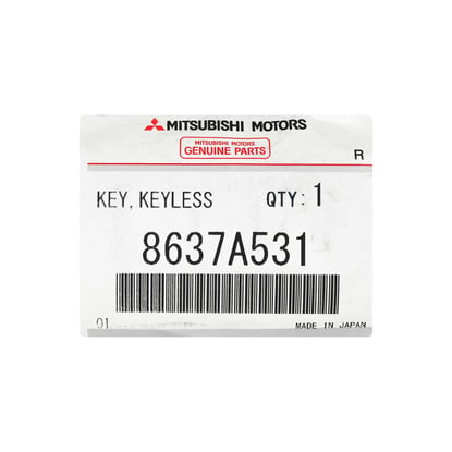 New-Mitsubishi-ASX-2016-Genuine-OEM-Smart-Remote-2-Button-315MHz-Manufacturer-Part-Number:-8637A531---Emirates-Keys