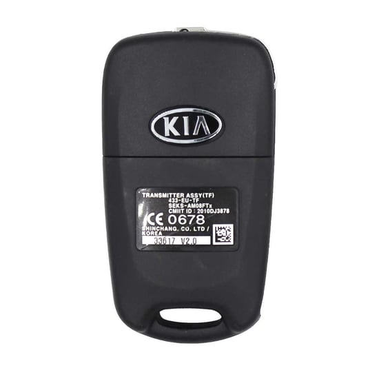 Used-KIA-Optima-2012-Original-Flip-Remote-Key-3-Buttons-433MHz-OEM-Part-Number:-95430-2T611---95430-2T610---Emirates-Keys