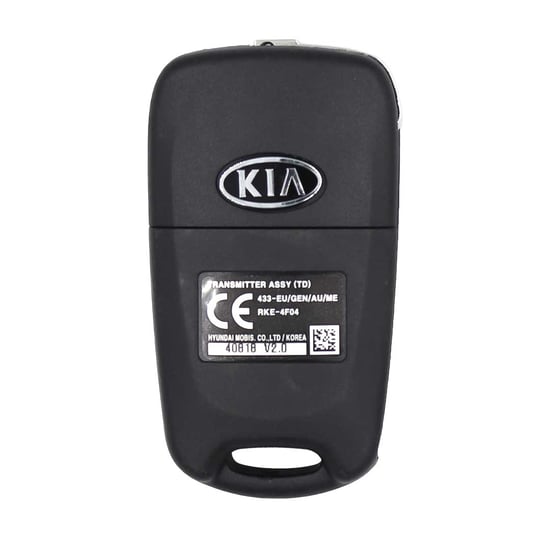Used-KIA-Cerato-2012-Original-Flip-Remote-3-Buttons-433MHz-Without-Transponder-OEM-Part-Number:-95430-1M261---Emirates-Keys