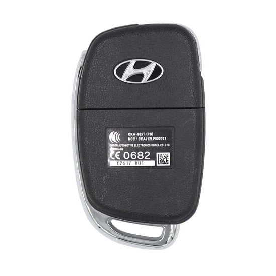 Used-Hyundai-I20-2013-Original-Flip-Remote-Key-3-Buttons-433MHz-Without-Transponder-OEM-Part-Number:-95430-1JAA1---Emirates-Keys