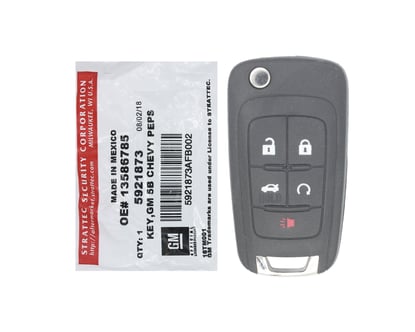 Picture of Chevrolet Impala Cruze Malibu 2011-2017 Genuine Proximity Flip Remote Key 315MHz 5921873