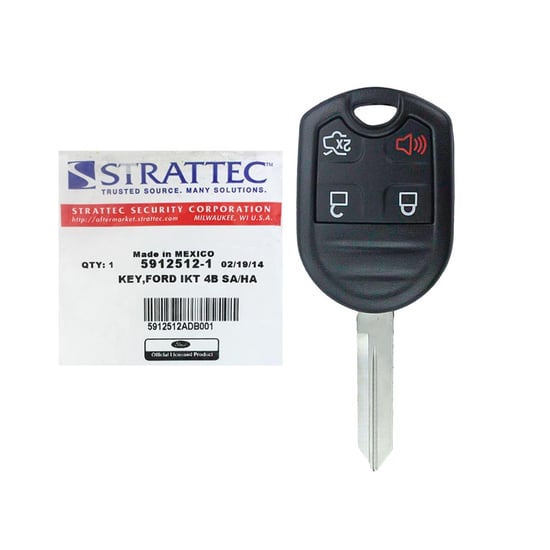 New-STRATTEC-Ford-Explorer-2011-2015-Remote-Key-4-Button-315MHz-Manufacturer-Part-Number:-59125121---FCCID:-CWTWB1U793----MK3