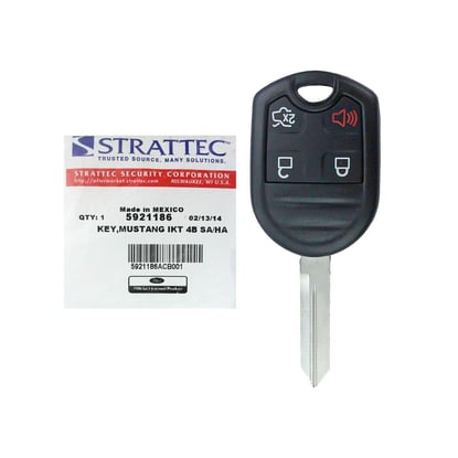 New-STRATTEC-Ford-Mustang-2013-Remote-Key-4-Button-315MHz-Manufacturer-Part-Number:-5921186-OEM----Emirates-Keys