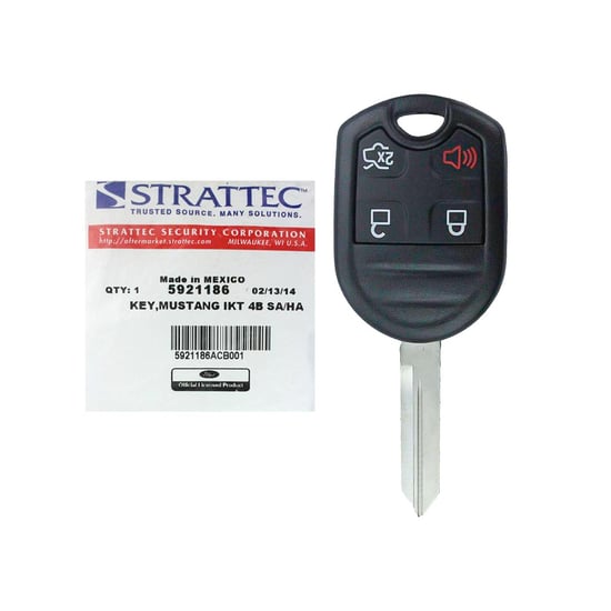 New-STRATTEC-Ford-Mustang-2013-Remote-Key-4-Button-315MHz-Manufacturer-Part-Number:-5921186-OEM----Emirates-Keys